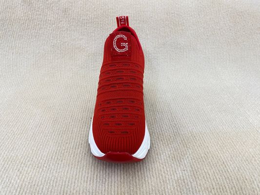 Red Ladies Flatform Loafers Summer Women'S Casual Comfortable Platform Loafers